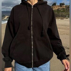 Brandy Melville Christy Hoodie- black